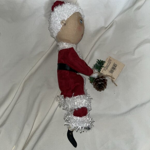 JOE SPENCER-GATHERED TRADITIONS-GALLERIE II-FINN HOLIDAY BOY ART DOLL RUSTIC 2 - Picture 4 of 8